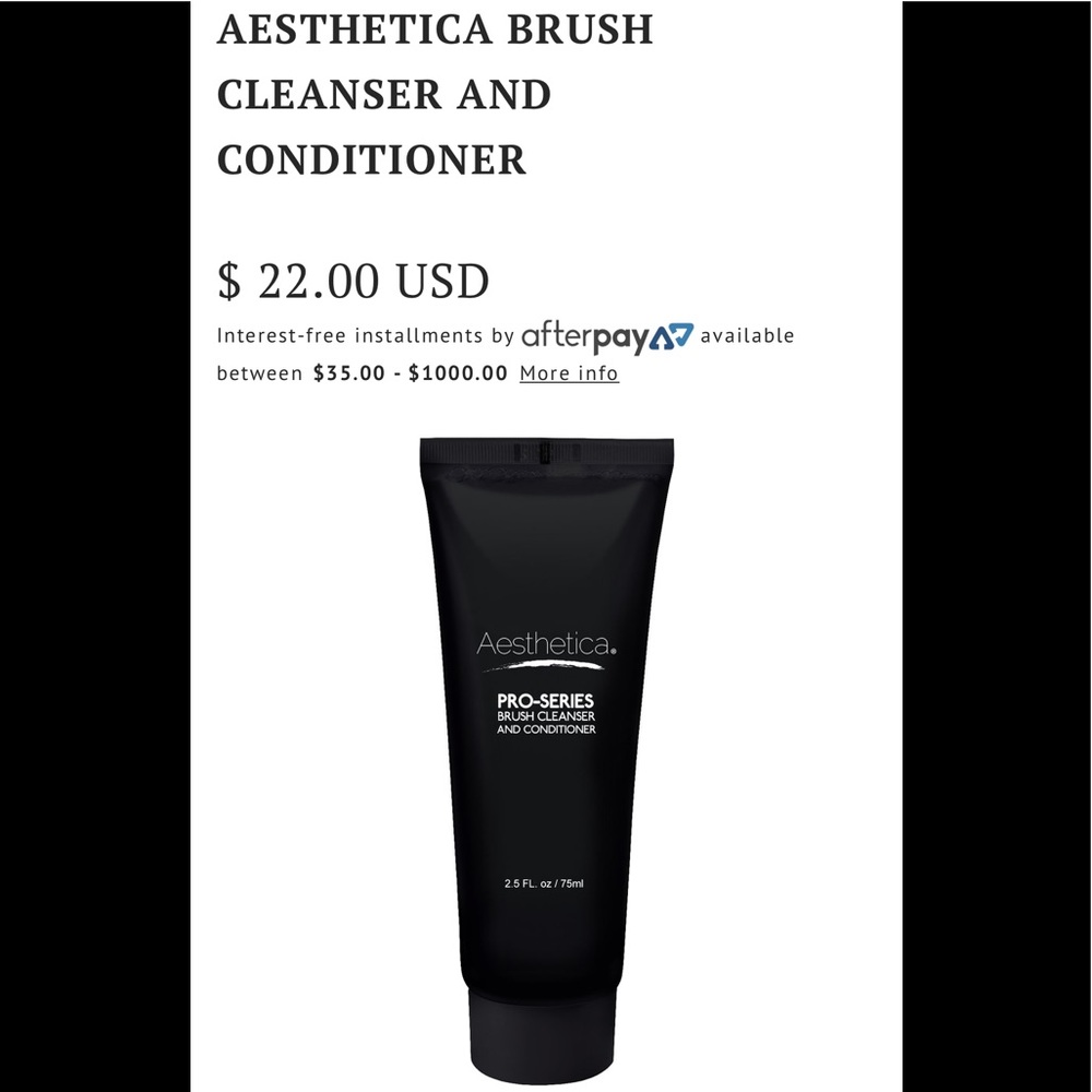AESTHETICA PRO SERIES BRUSH CLEANSER & CONDITIONER